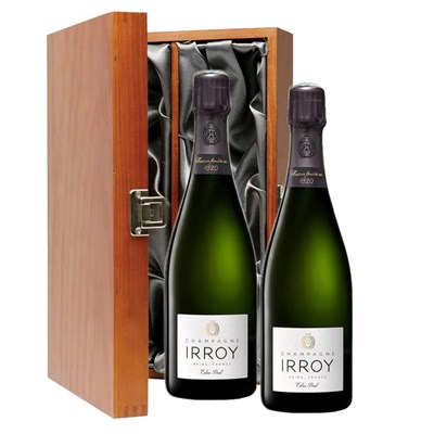 Irroy Extra Brut Champagne 75cl Double Luxury Gift Boxed Champagne